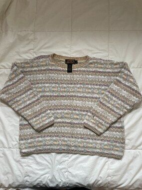 Vintage Eddie Bauer knit cotton sweater - Women's M